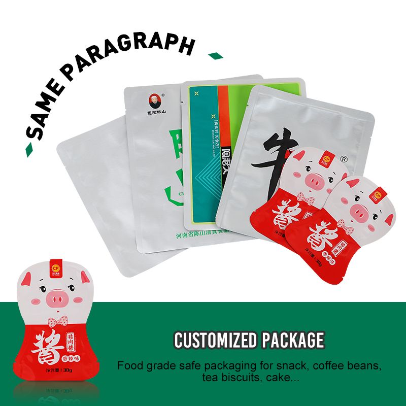 Printed vacuum bags